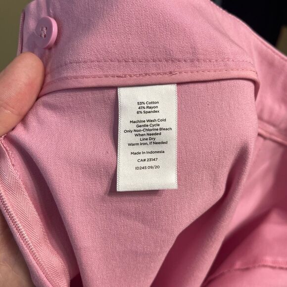 Talbots Women’s Pink Chatham Ankle Pant Petite 12 NWT - Picture 7 of 10